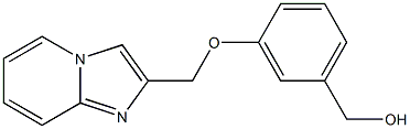 (3-{imidazo[1,2-a]pyridin-2-ylmethoxy}phenyl)methanol Struktur