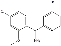 (3-bromophenyl)(2,4-dimethoxyphenyl)methanamine Struktur