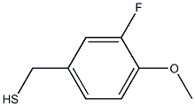 (3-fluoro-4-methoxyphenyl)methanethiol Struktur