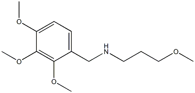 (3-methoxypropyl)[(2,3,4-trimethoxyphenyl)methyl]amine Struktur