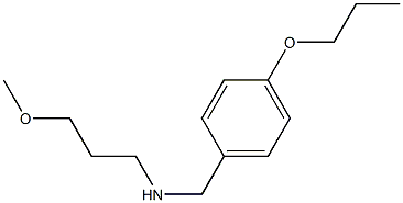 (3-methoxypropyl)[(4-propoxyphenyl)methyl]amine Struktur