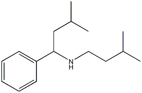 (3-methyl-1-phenylbutyl)(3-methylbutyl)amine Struktur