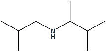 (3-methylbutan-2-yl)(2-methylpropyl)amine Struktur