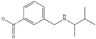 (3-methylbutan-2-yl)[(3-nitrophenyl)methyl]amine Struktur