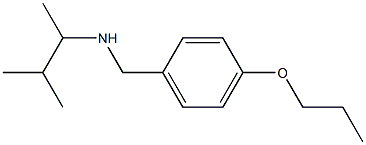 (3-methylbutan-2-yl)[(4-propoxyphenyl)methyl]amine Struktur