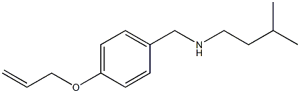 (3-methylbutyl)({[4-(prop-2-en-1-yloxy)phenyl]methyl})amine Struktur