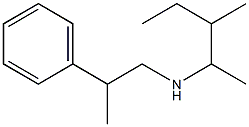 (3-methylpentan-2-yl)(2-phenylpropyl)amine Struktur