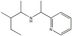 (3-methylpentan-2-yl)[1-(pyridin-2-yl)ethyl]amine Struktur