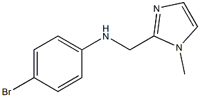 (4-bromophenyl)(1-methyl-1H-imidazol-2-yl)methylamine Struktur