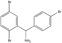 (4-bromophenyl)(2,5-dibromophenyl)methanamine Struktur