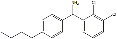 (4-butylphenyl)(2,3-dichlorophenyl)methanamine Struktur