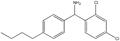 (4-butylphenyl)(2,4-dichlorophenyl)methanamine Struktur