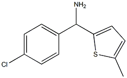 (4-chlorophenyl)(5-methylthiophen-2-yl)methanamine Struktur