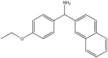 (4-ethoxyphenyl)(naphthalen-2-yl)methanamine Struktur