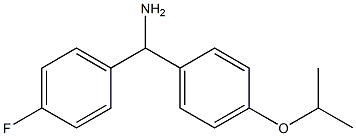 (4-fluorophenyl)[4-(propan-2-yloxy)phenyl]methanamine Struktur