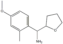 (4-methoxy-2-methylphenyl)(oxolan-2-yl)methanamine Struktur