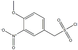 (4-methoxy-3-nitrophenyl)methanesulfonyl chloride Struktur