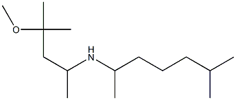 (4-methoxy-4-methylpentan-2-yl)(6-methylheptan-2-yl)amine Struktur