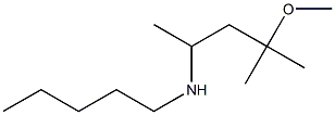 (4-methoxy-4-methylpentan-2-yl)(pentyl)amine Struktur