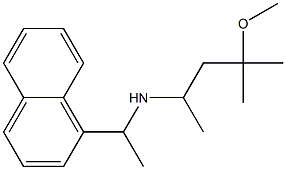 (4-methoxy-4-methylpentan-2-yl)[1-(naphthalen-1-yl)ethyl]amine Struktur