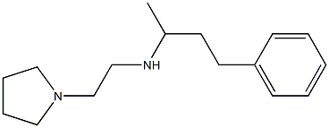 (4-phenylbutan-2-yl)[2-(pyrrolidin-1-yl)ethyl]amine Struktur