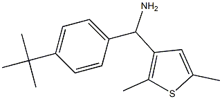 (4-tert-butylphenyl)(2,5-dimethylthiophen-3-yl)methanamine Struktur