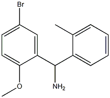 (5-bromo-2-methoxyphenyl)(2-methylphenyl)methanamine Struktur