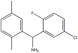 (5-chloro-2-fluorophenyl)(2,5-dimethylphenyl)methanamine Struktur