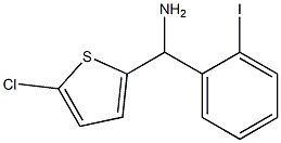 (5-chlorothiophen-2-yl)(2-iodophenyl)methanamine Struktur