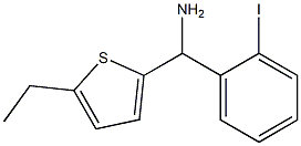 (5-ethylthiophen-2-yl)(2-iodophenyl)methanamine Struktur