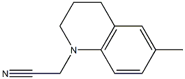 (6-methyl-3,4-dihydroquinolin-1(2H)-yl)acetonitrile Struktur