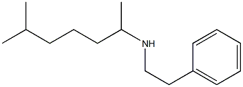 (6-methylheptan-2-yl)(2-phenylethyl)amine Struktur