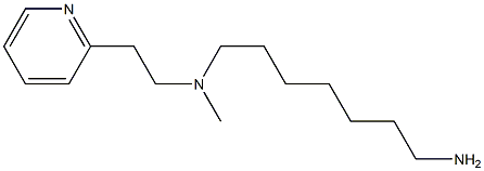 (7-aminoheptyl)(methyl)[2-(pyridin-2-yl)ethyl]amine Struktur