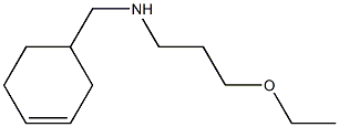 (cyclohex-3-en-1-ylmethyl)(3-ethoxypropyl)amine Struktur