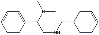 (cyclohex-3-en-1-ylmethyl)[2-(dimethylamino)-2-phenylethyl]amine Struktur