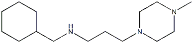 (cyclohexylmethyl)[3-(4-methylpiperazin-1-yl)propyl]amine Struktur