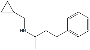 (cyclopropylmethyl)(4-phenylbutan-2-yl)amine Struktur