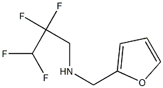 (furan-2-ylmethyl)(2,2,3,3-tetrafluoropropyl)amine Struktur