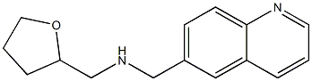 (oxolan-2-ylmethyl)(quinolin-6-ylmethyl)amine Struktur