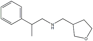 (oxolan-3-ylmethyl)(2-phenylpropyl)amine Struktur