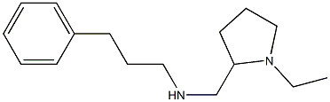 [(1-ethylpyrrolidin-2-yl)methyl](3-phenylpropyl)amine Struktur