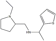 [(1-ethylpyrrolidin-2-yl)methyl][1-(thiophen-2-yl)ethyl]amine Struktur