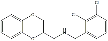 [(2,3-dichlorophenyl)methyl](2,3-dihydro-1,4-benzodioxin-2-ylmethyl)amine Struktur