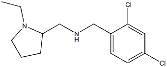 [(2,4-dichlorophenyl)methyl][(1-ethylpyrrolidin-2-yl)methyl]amine Struktur