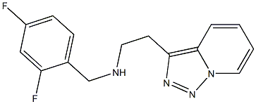 [(2,4-difluorophenyl)methyl](2-{[1,2,4]triazolo[3,4-a]pyridin-3-yl}ethyl)amine Struktur