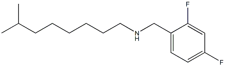 [(2,4-difluorophenyl)methyl](7-methyloctyl)amine Struktur