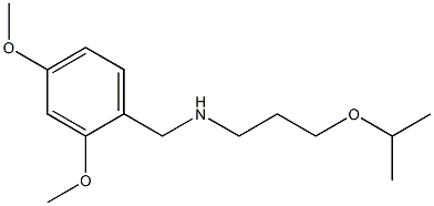 [(2,4-dimethoxyphenyl)methyl][3-(propan-2-yloxy)propyl]amine Struktur