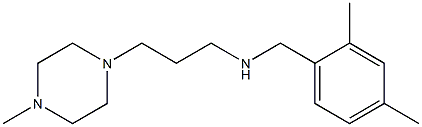 [(2,4-dimethylphenyl)methyl][3-(4-methylpiperazin-1-yl)propyl]amine Struktur