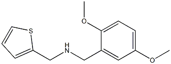 [(2,5-dimethoxyphenyl)methyl](thiophen-2-ylmethyl)amine Struktur