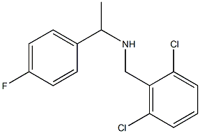 [(2,6-dichlorophenyl)methyl][1-(4-fluorophenyl)ethyl]amine Struktur